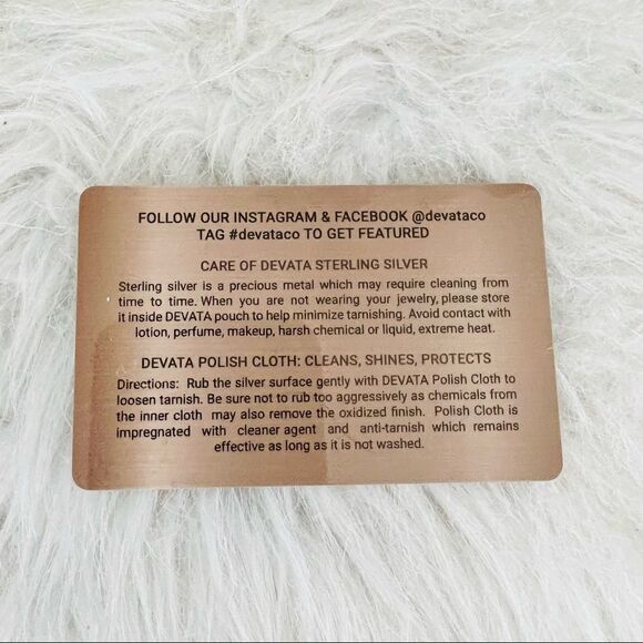 DEVATA Sterling Silver & 18K Gold‎ Black Spinel Animal Print Drop Earrings, NWT - Picture 14 of 16